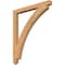 Ekena Millwork Thorton Arts & Crafts Smooth Bracket, Western Red Cedar, 3 1/2"W x 42"D x 48"H BKT04X42X48THR03SWR - alternate 1